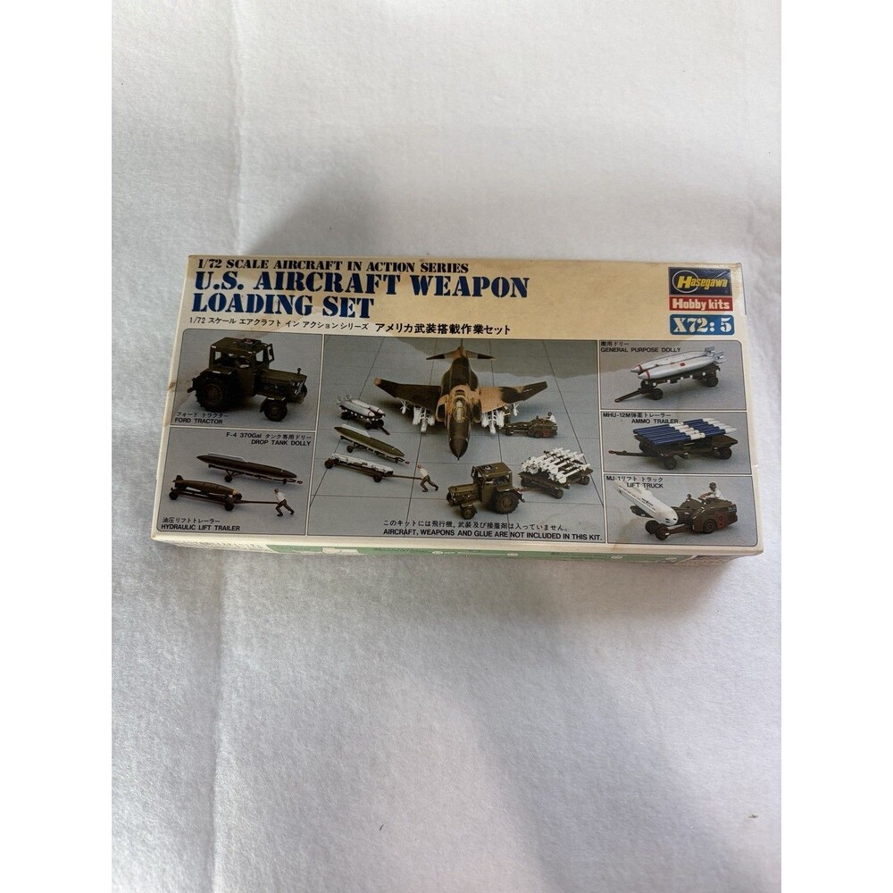 Hasegawa U.S. AIRCRAFT WEAPON LOADING SET #X72-005:400 (1987) 35005 1/72 Scale